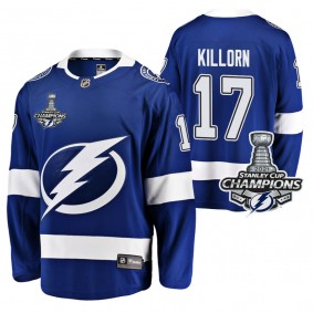 Alex Killorn Autographed Tampa Bay (White #17) Custom Hockey Jersey - JSA